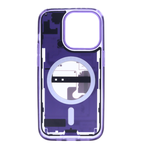 LINEAS-MAGSAFE IPHONE 11 MORADO - Imagen 3