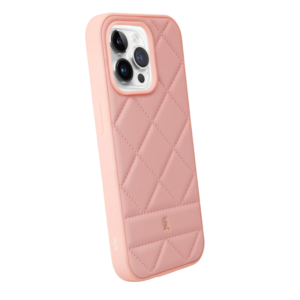 PIEL-ROMBO IPHONE 14 PRO ROSA