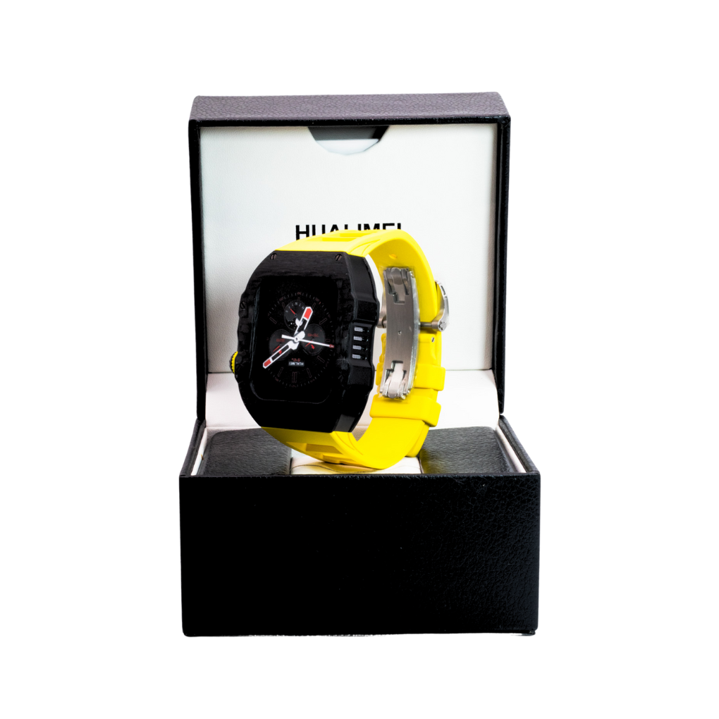 EXTENSIBLE SILICON HUBLOT AMARILLO 45MM APPLEWATCH