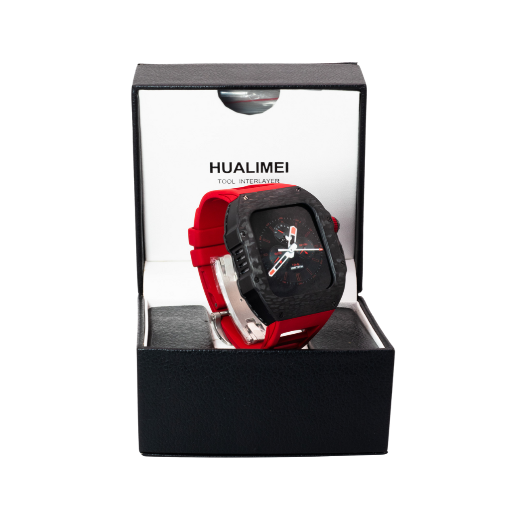 EXTENSIBLE SILICON HUBLOT ROJO 45MM APPLEWATCH