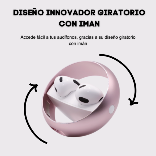 AUDIFONOS CYBERSHOP INPOD2 ROSA PLANET DESIGN - Imagen 4