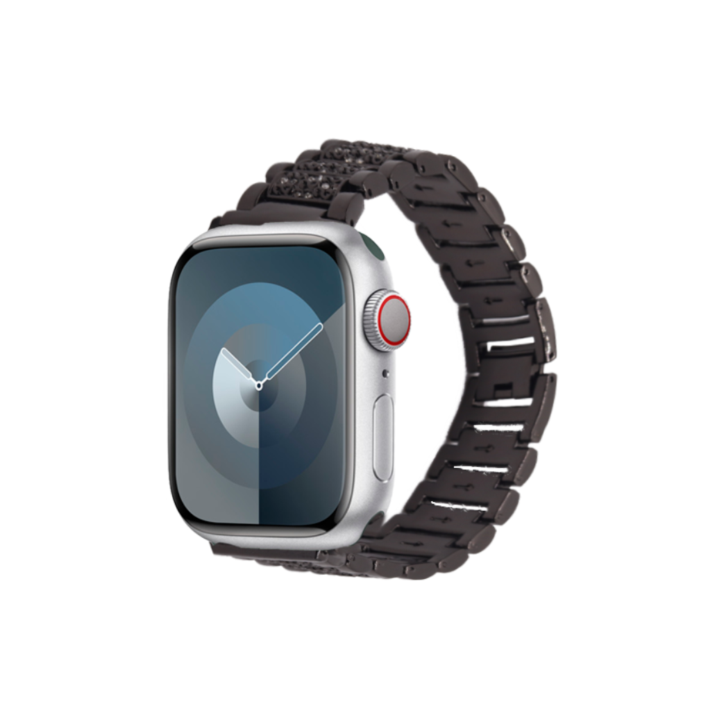 EXTENSIBLE METAL-BRILLO NEGRO 41MM