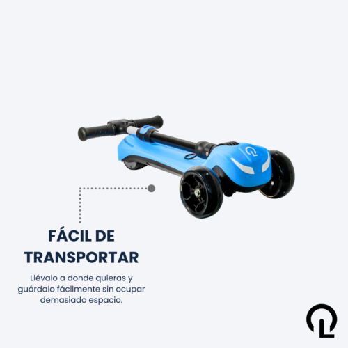 SCOOTER KIDS A3 PRO 60W MOTOR AZUL - Imagen 7