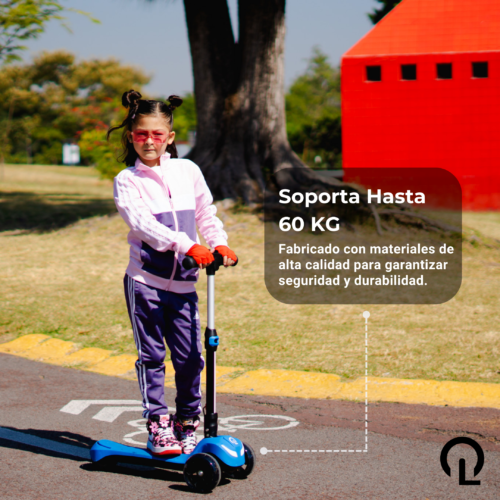 SCOOTER KIDS A3 PRO 60W MOTOR ROSA - Imagen 5