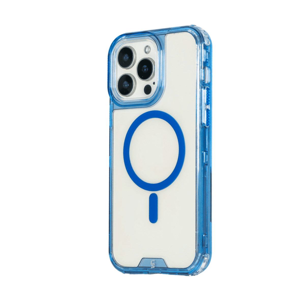 FUNDA MAGSAFE 3IN1 TRANSPARENTE AZUL IPHONE 14 - Imagen 2