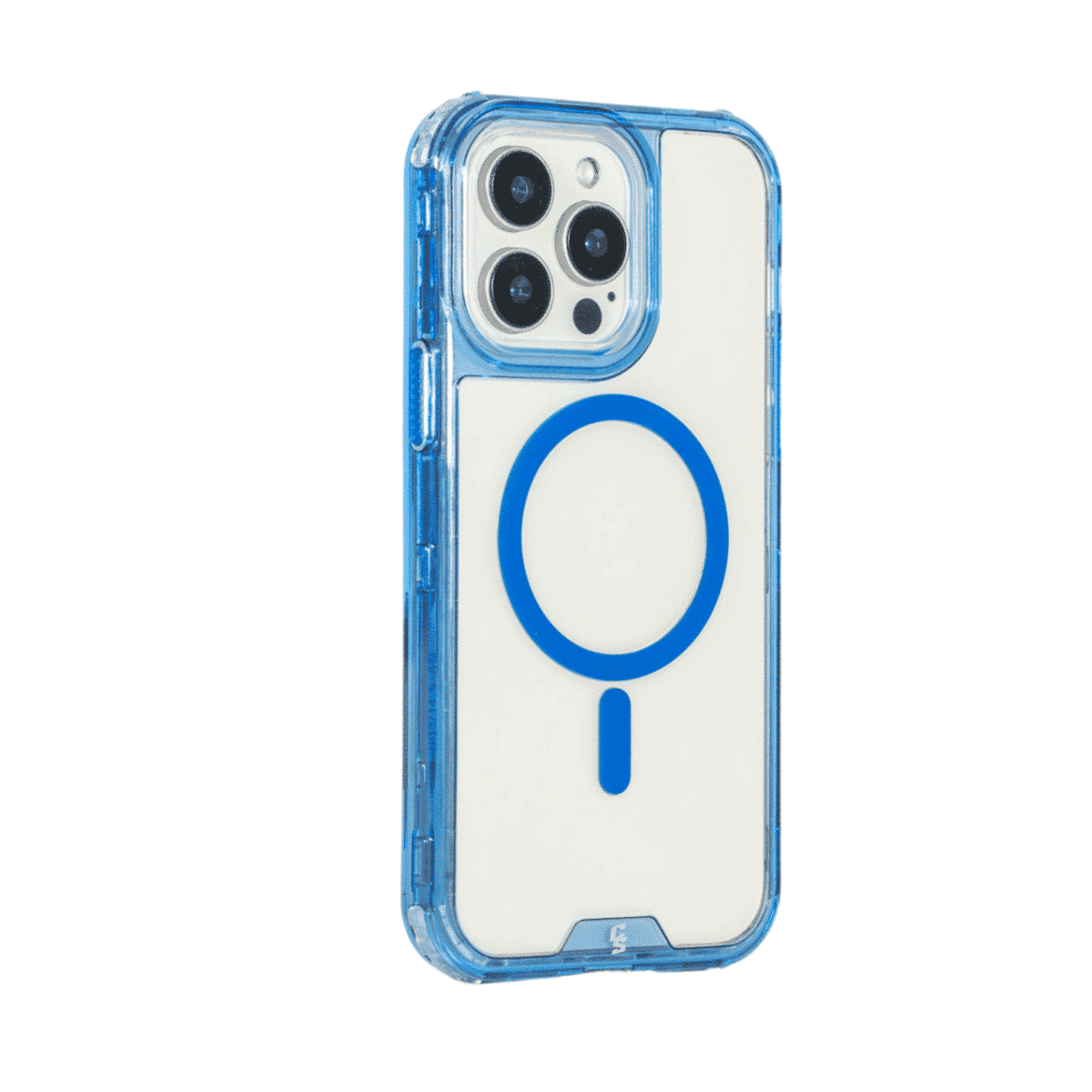 FUNDA MAGSAFE 3IN1 TRANSPARENTE AZUL IPHONE 14 - Imagen 3