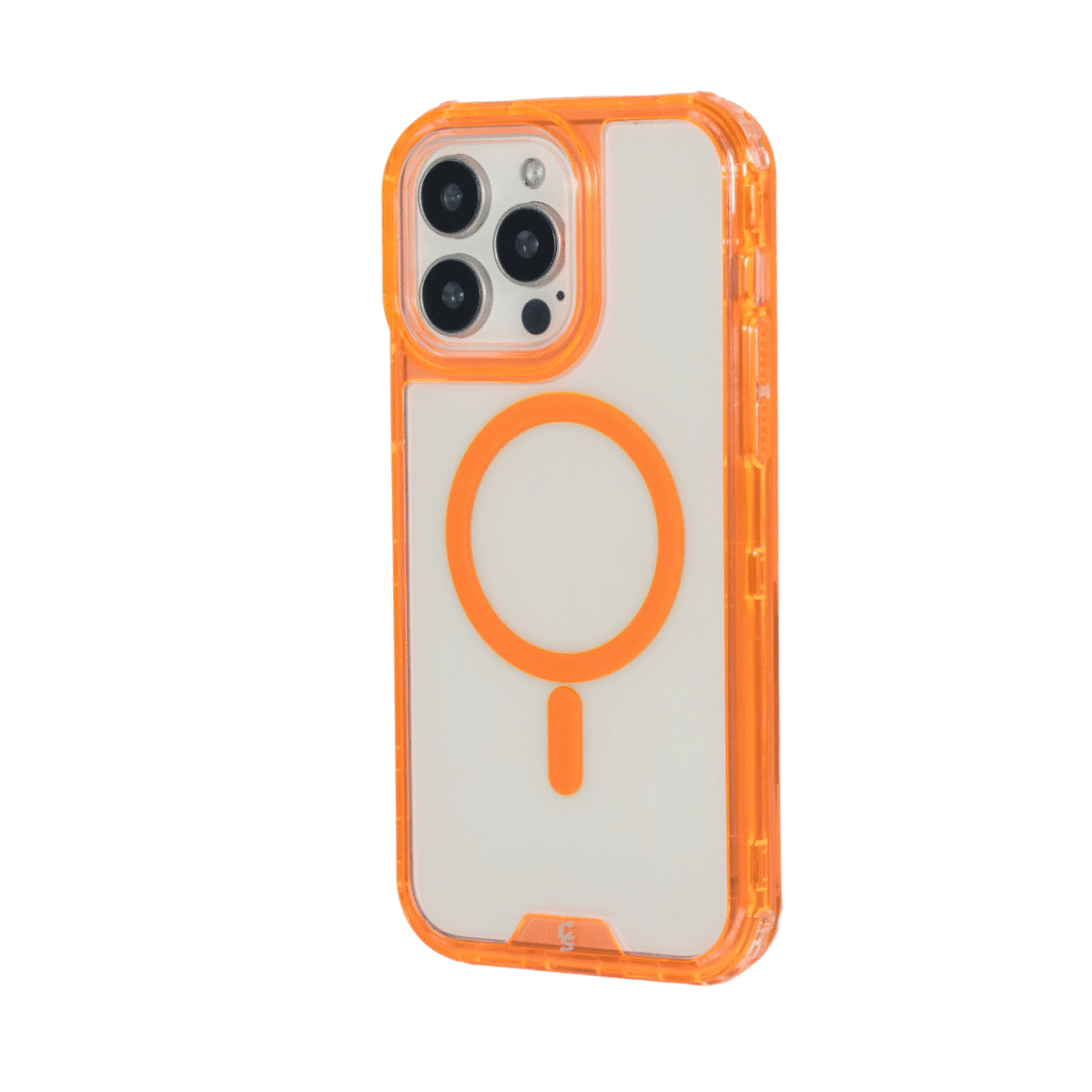 FUNDA MAGSAFE 3IN1 TRANSPARENTE NARANJA IPHONE 14 - Imagen 2