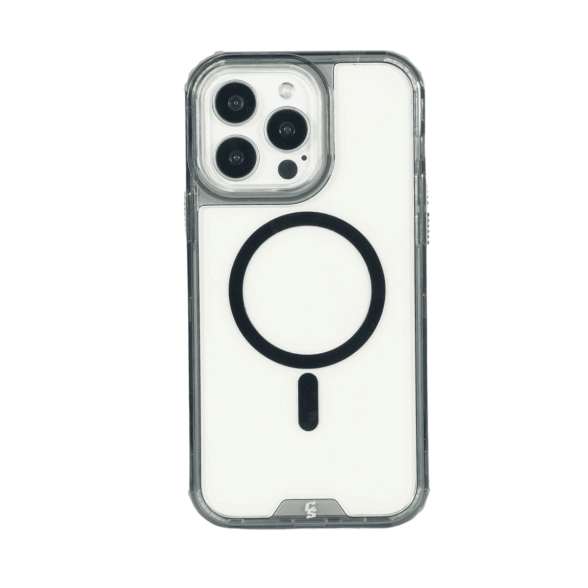 FUNDA MAGSAFE 3IN1 TRANSPARENTE NEGRO IPHONE 14 PRO MAX