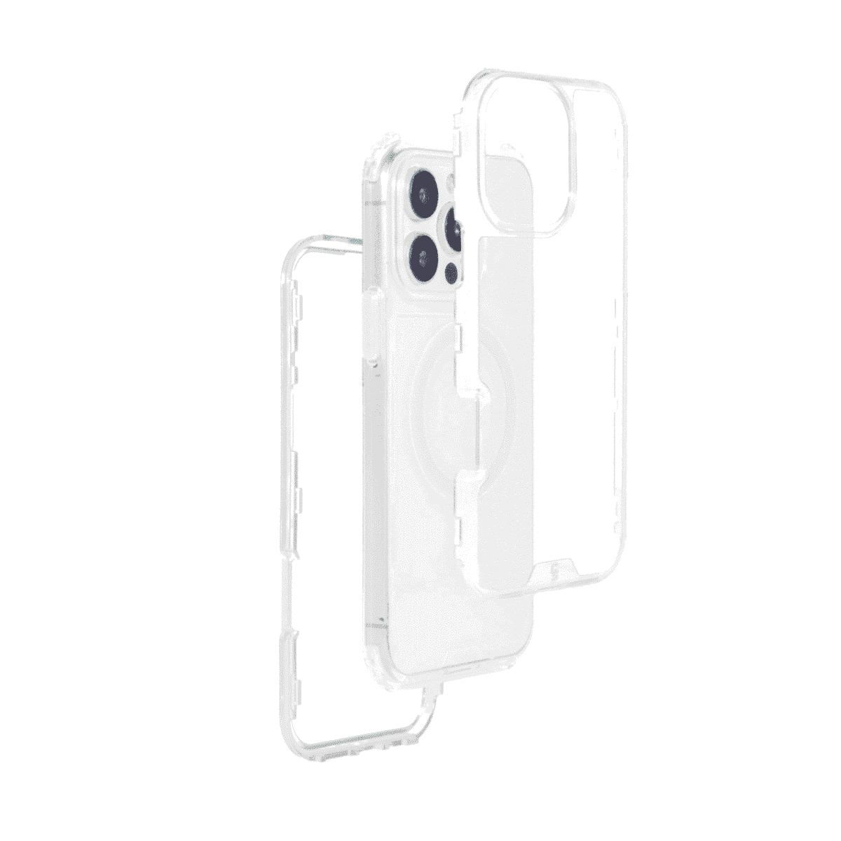 FUNDA MAGSAFE 3IN1 TRANSPARENTE IPHONE 16 PRO - Imagen 4