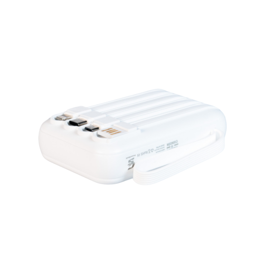BATERIAL PORTATIL 10,000 CYBERSHOP BELLUM BLANCO - Imagen 4