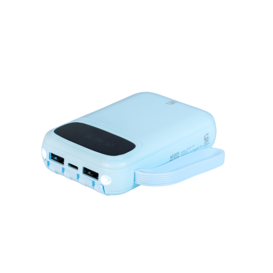 BATERIAL PORTATIL 10,000 CYBERSHOP BELLUM AZUL - Imagen 3
